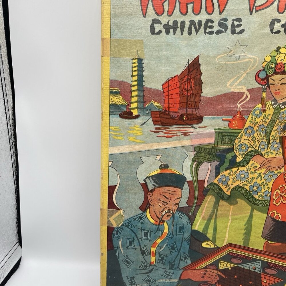 Vintage Baldwin Mfg Man-Dar-In Chinese Checkers Marble Board Game 1940's USA VTG - Picture 3 of 16